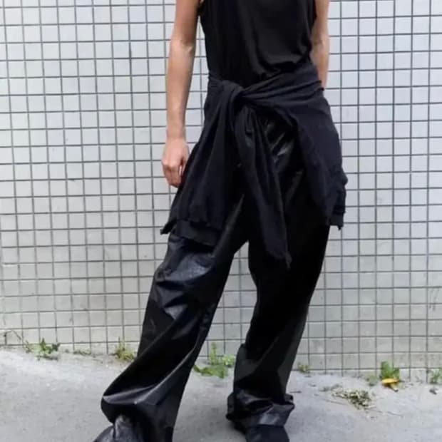 머듈 글로시 팬츠 2 사이즈