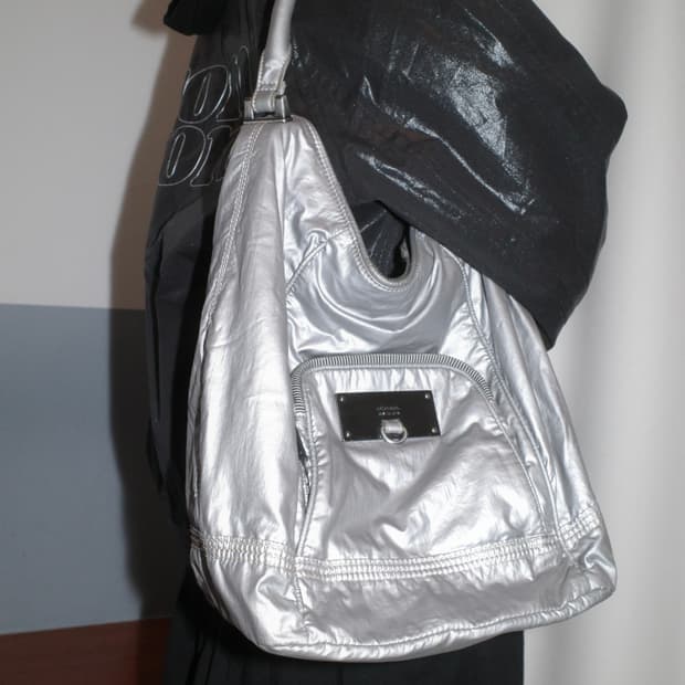 디젤 메탈릭 나일론 백