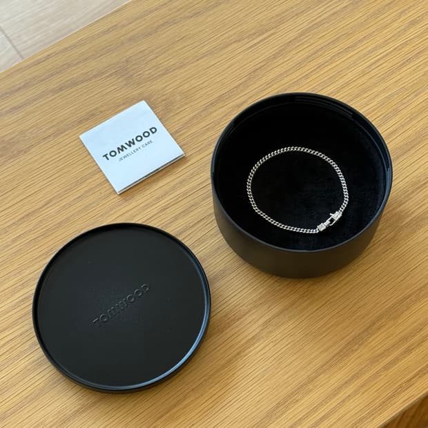 톰우드 curb bracelet m 925 silver