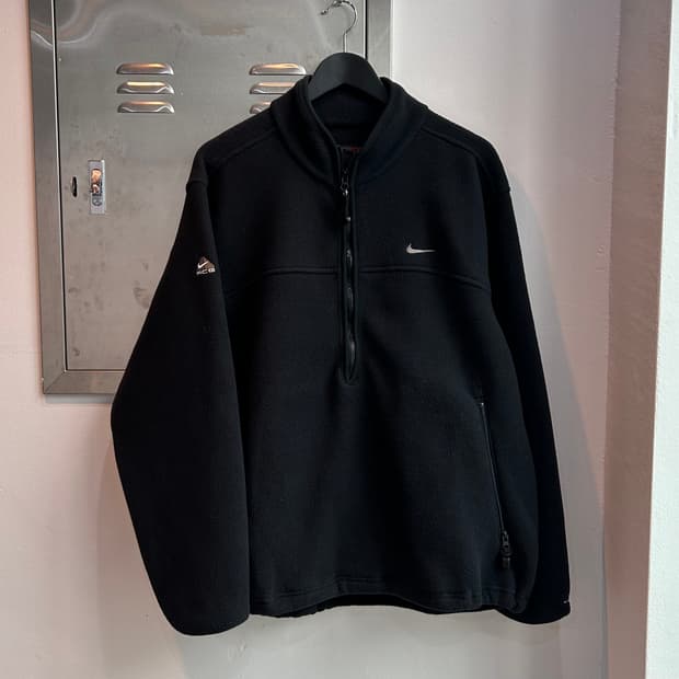 90s 나이키 acg 하프집 플리스 풀오버