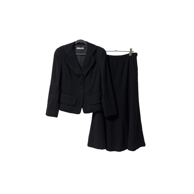 HIROKO KOSHINO Classic Wool Set-up Suit