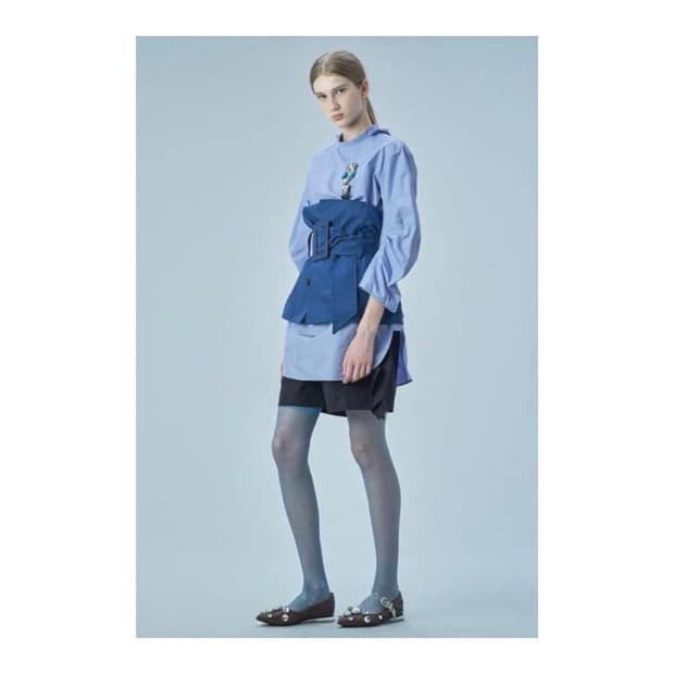 토가 뷔스티에 코르셋 벨트 탑