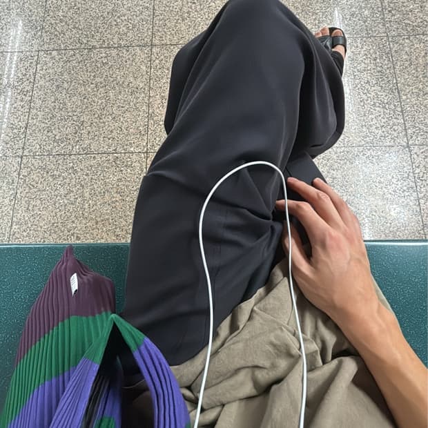 이세이 미야케 플리츠 보틀백