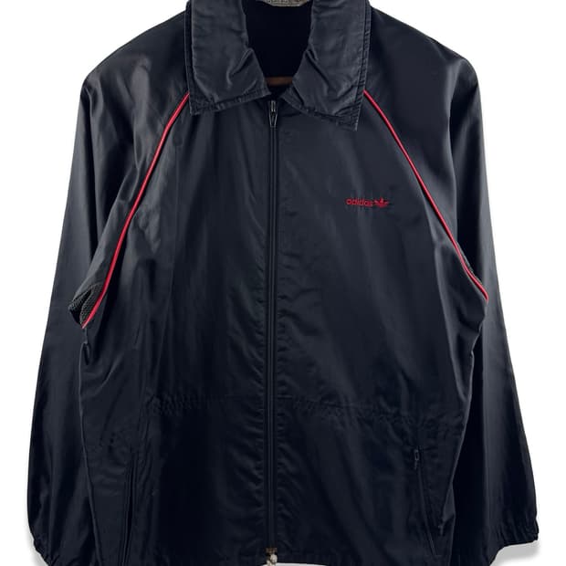 80S ADIDAS 데상트 검빨 나일론자켓2994