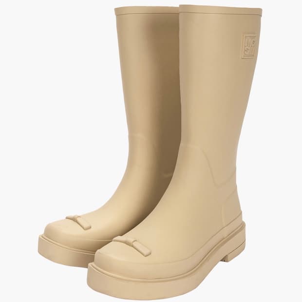 마지셔우드 롱 레인부츠 베이지 RIBBON BOOTS LONG beige