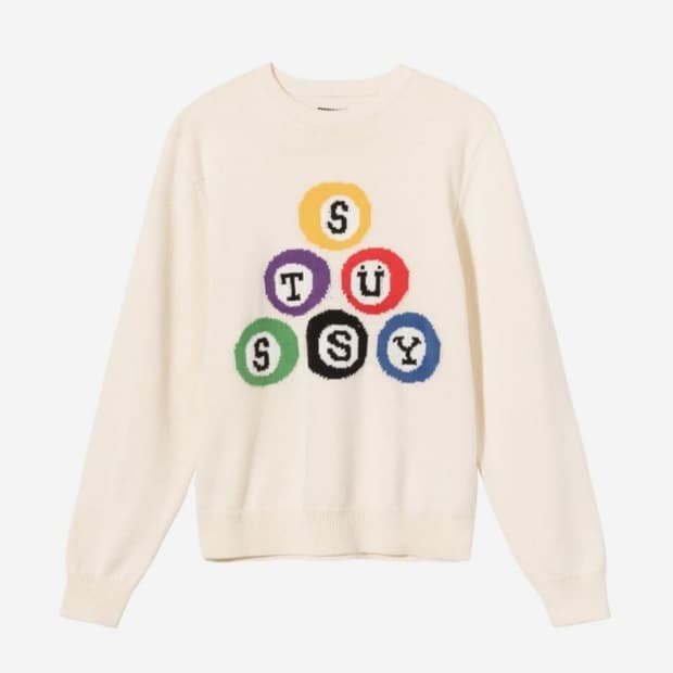 스투시 빌리어드 니트 새제품