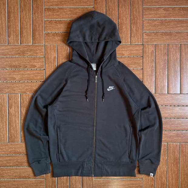 Nike big logo hoodie zip-up jacket