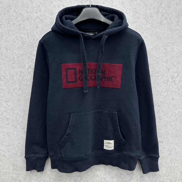 95 내셔널지오그래픽 남자 빅로고 후드티
