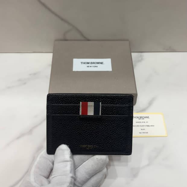 [정품] 톰브라운 블랙 카드지갑