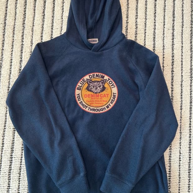 DenimCat 후리스 후드티