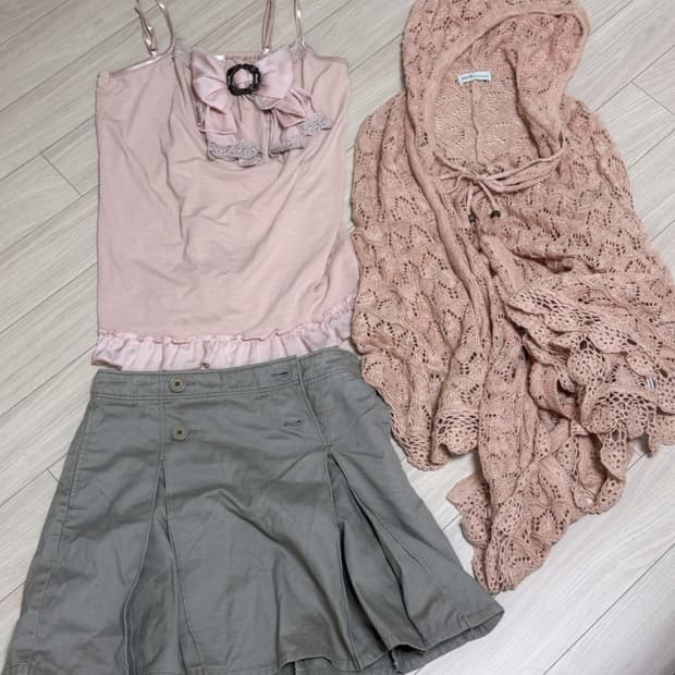 핑크 히메갸루 빈티지코디 🎀 (핑크2벌  랜덤 추가 서비스)