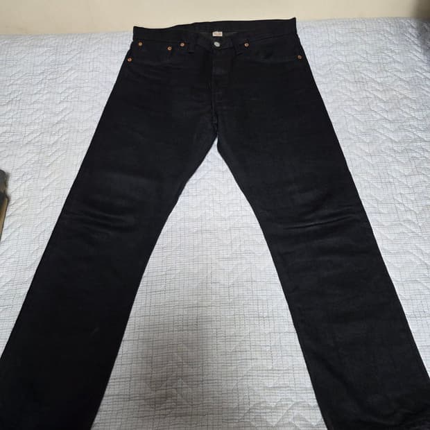 RRL 블랙온블랙 슬림핏 34/32