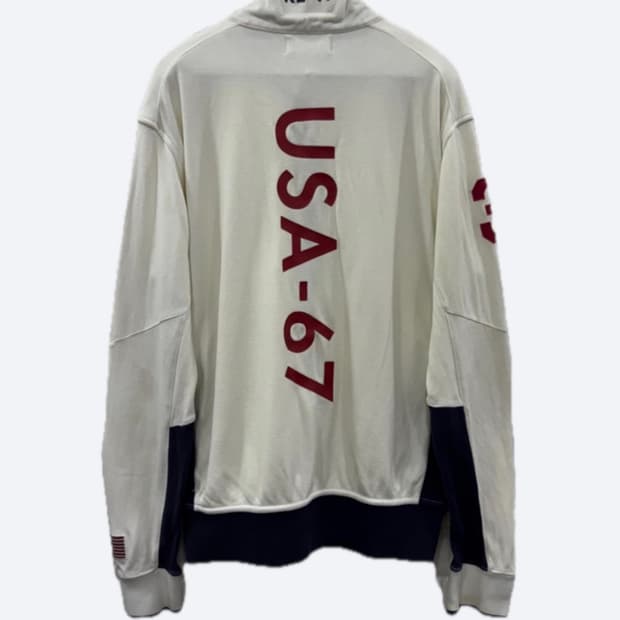 폴로 빅포니 usa 레이싱 집업 