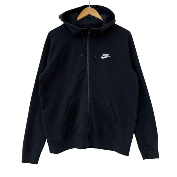 나이키 우먼스 nsw 후드 집업 블랙 M