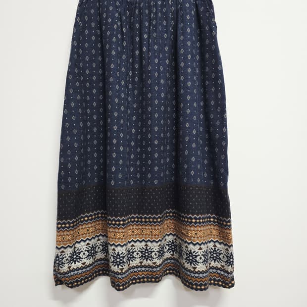 thursdayisland 패턴 롱 스커트