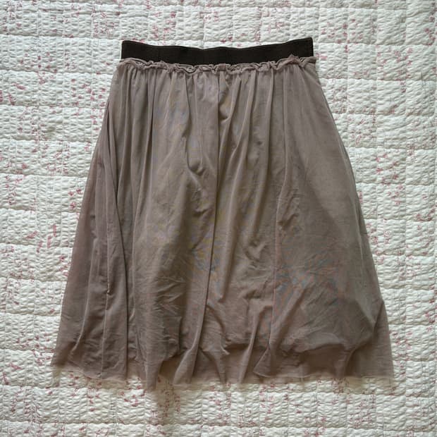 Brown skirt