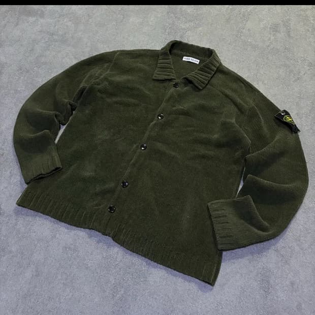 스톤아일랜드 구형 니트 아우터 100