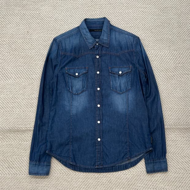 캘빈클라인 웨스턴 데님셔츠 r2285