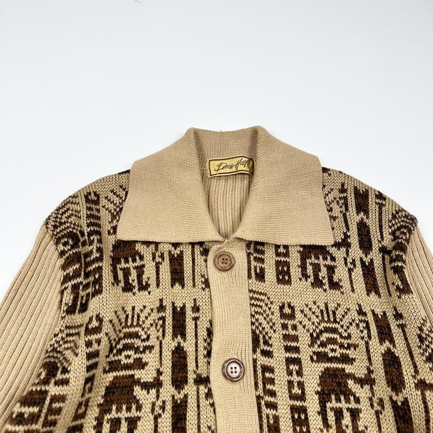 VTG 빈티지 재팬 인디언 베이지 가디건 (M 여성추천)