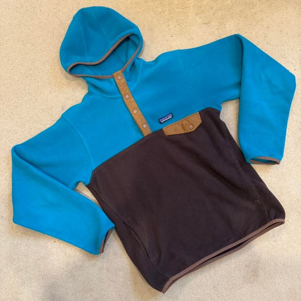 15FW 파타고니아 클래식 신칠라 스냅-티 후디 티얼/브라운