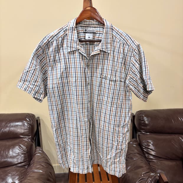 [컬럼비아] 체크 셔츠 [XL]