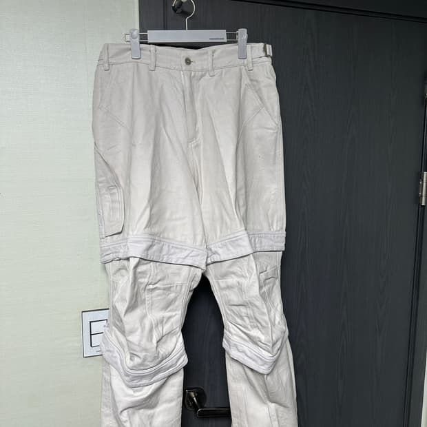 파아카이브 레이어드 워크 팬츠 화이트 3사이즈