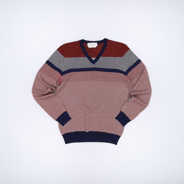 M 페라가모 스트라이프 니트 0429H