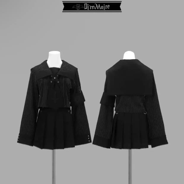 Dimmoire 딤모아르 세일러 셋업 블랙 M