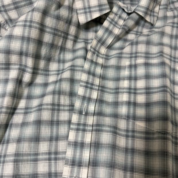 지오다노 체크셔츠