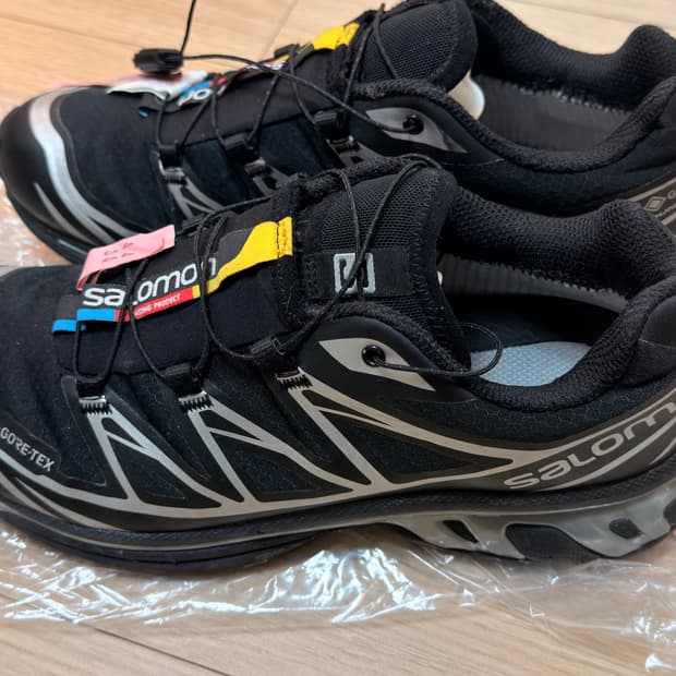 살로몬 xt-6 고어텍스 블랙 실버