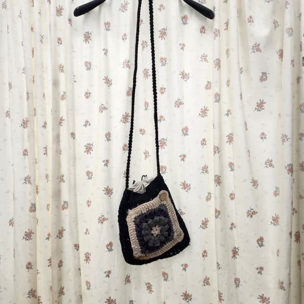 (지구샵) 니트 미니 크로스백 (무료나눔가능)