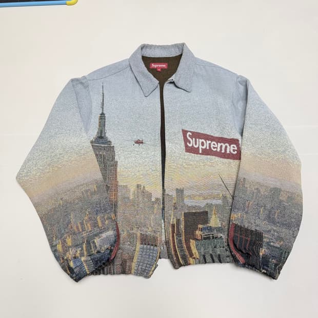 [M] 슈프림 에어리얼 테피스트리 헤링턴 자켓