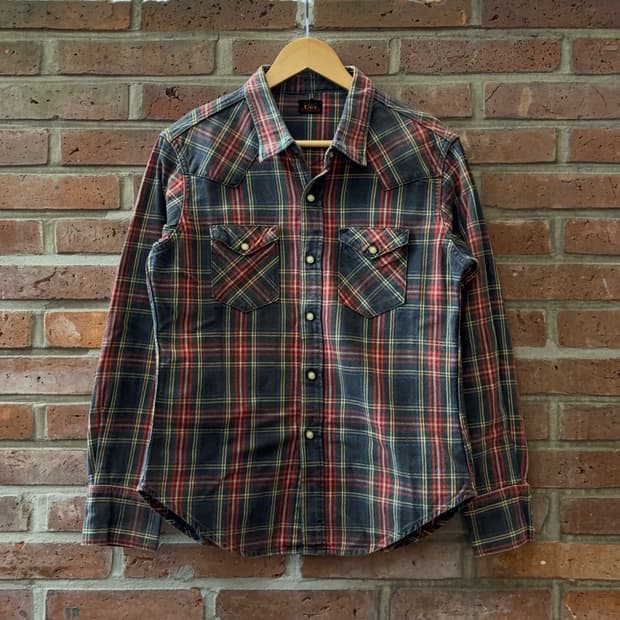 UES 헤비 브러시드 플란넬 웨스턴 셔츠