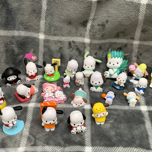 산리오 포차코 피규어 일괄