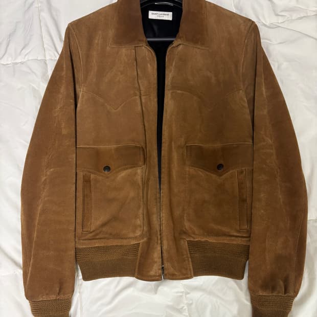 생로랑 스웨이드 자켓 50