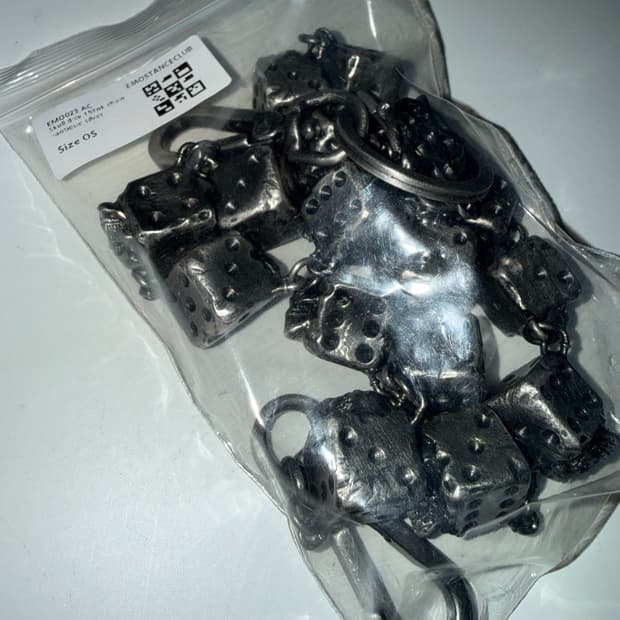 에모스탠스클럽 스컬 다이스 체인 15링크