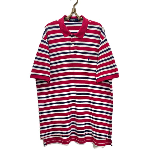 Polo Ralph Lauren 레드 네이비 스트라이프 PK
