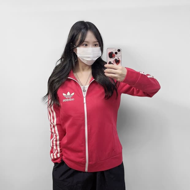 아디다스 유로파 트랙탑 져지 핑크