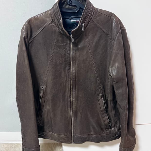 strabler 양가죽 자켓 브라운