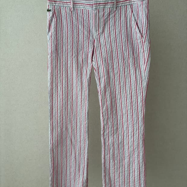 Lacoste stripe pants 34