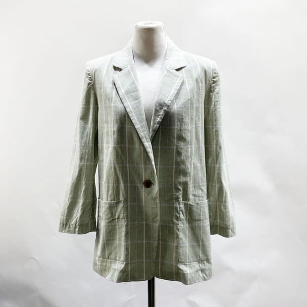 플라스틱아일랜드 여성면마 블레이져자켓 S