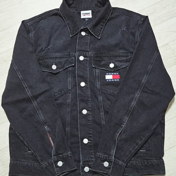 {초레어템} 타미 흑청 데님 자켓 [L]