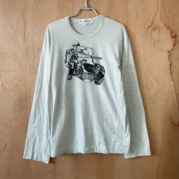 꼼데가르송 셔츠 그래픽 롱슬리브