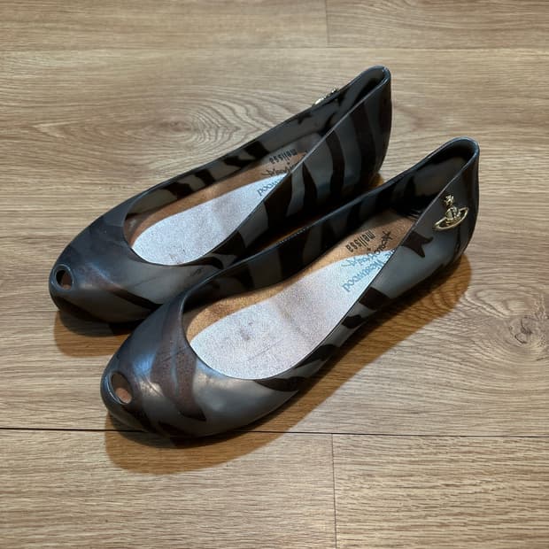 비비안웨스트우드 젤리슈즈 