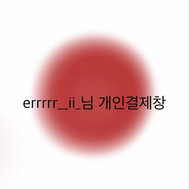 errr_ii_님 개인결제창