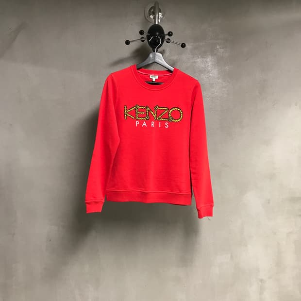 겐조 로고 맨투맨 레드 M(W)