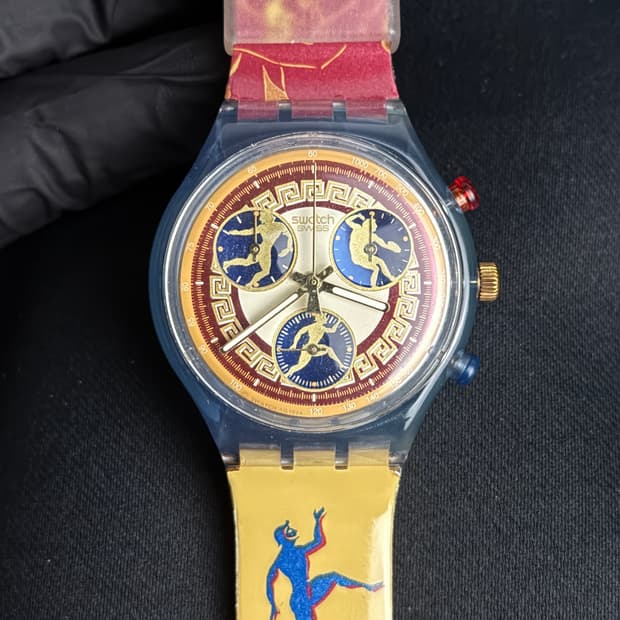 96년도 한정판 스와치 크로노그래프 