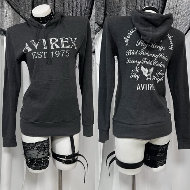  avirex hood t-shirt