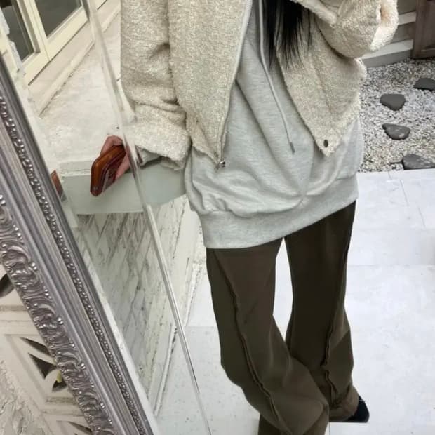 모래하우스 부츠컷 팬츠