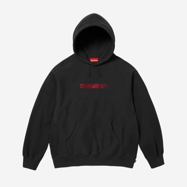 슈프림 x 스와로브스키 모션 후드 L